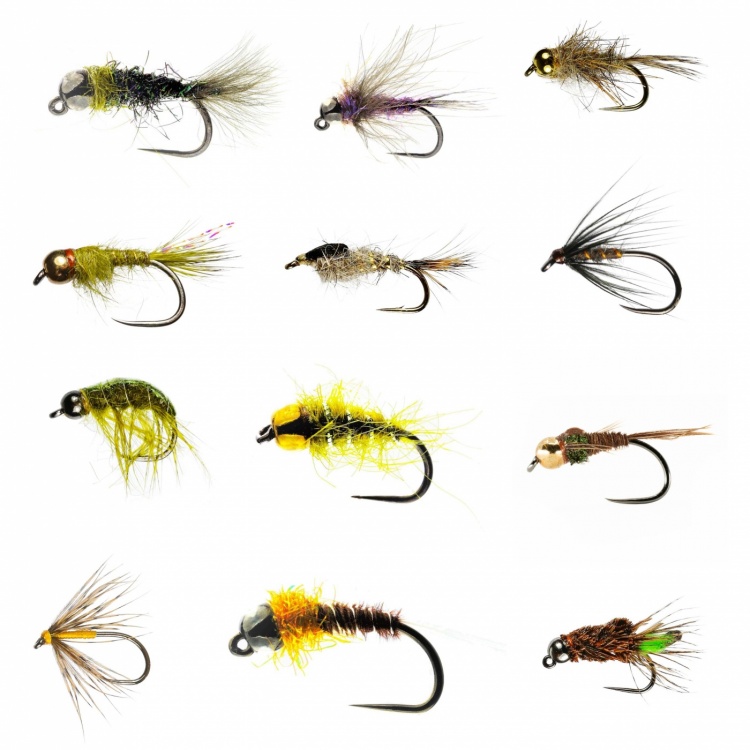Caledonia Flies Barbed May River Wet Collection Fishing Fly Assortment
